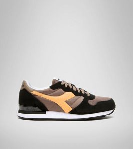 Diadora Camaro Joggesko Dame Svarte Gul Brune | Norge-829546