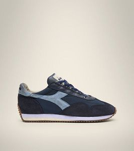 Diadora Equipe H Dirty Stone Wash Evo Heritage Sko Herre Marineblå | Norge-549821