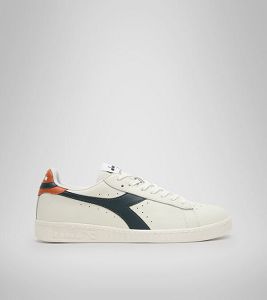 Diadora Game L Low Joggesko Herre Hvite Marineblå | Norge-638074