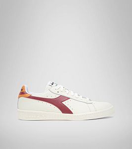 Diadora Game L Low Joggesko Herre Hvite Rød | Norge-978461