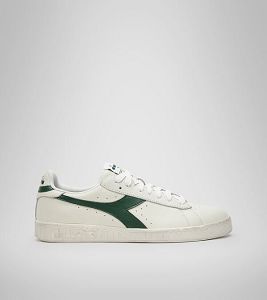 Diadora Game L Low Waxed Joggesko Herre Hvite Grønn | Norge-140629