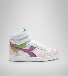 Diadora Magic Basket Mid Wn Joggesko Dame Hvite | Norge-671820