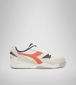 Diadora Rebound Ace Wax Joggesko Herre Grå Oransje Marineblå | Norge-205849