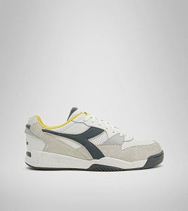 Diadora Rebound Ace Wax Joggesko Herre Grå Hvite Gul | Norge-502968